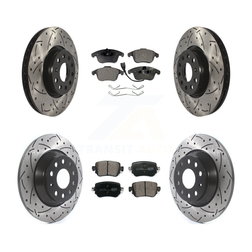 Kit de plaquettes en céramique pour Rotors de frein avant et arrière, pour Audi Q3 Quattr 2016 – 2018