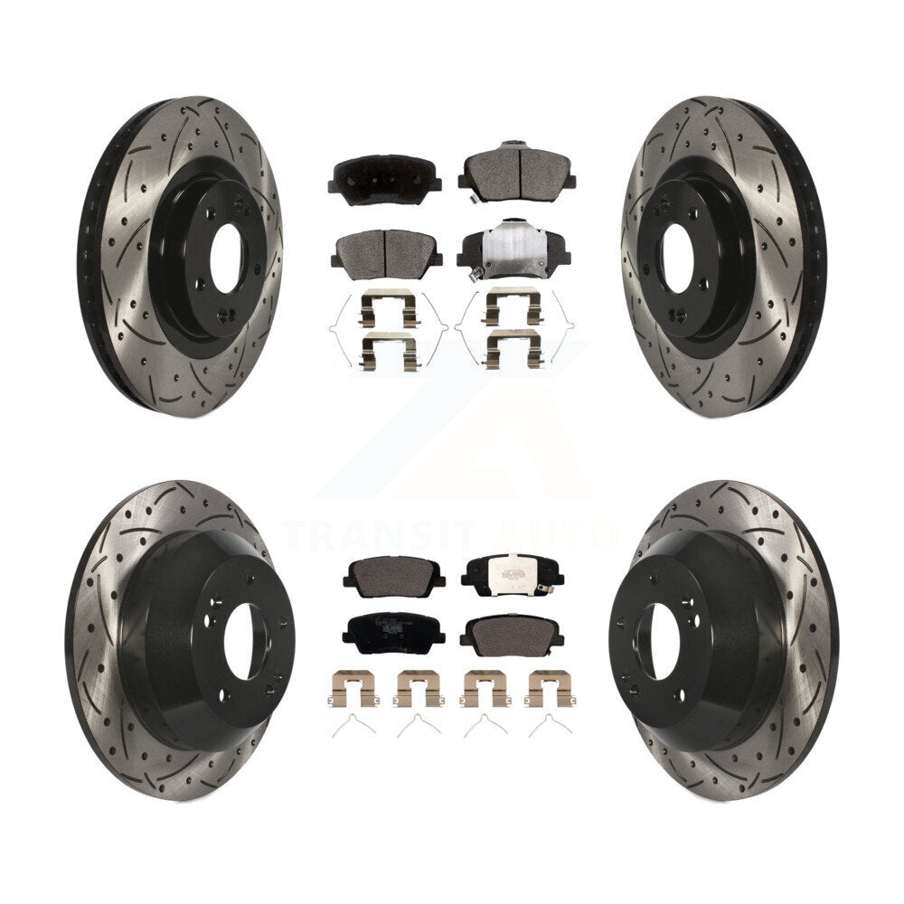 Kit de plaquettes en céramique pour Rotors de frein avant et arrière, pour Kia Sorento Hyundai Sant