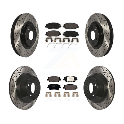 Kit de plaquettes en céramique pour Rotor de frein à disque, fente avant et arrière, pour Hyundai Santa Fe X