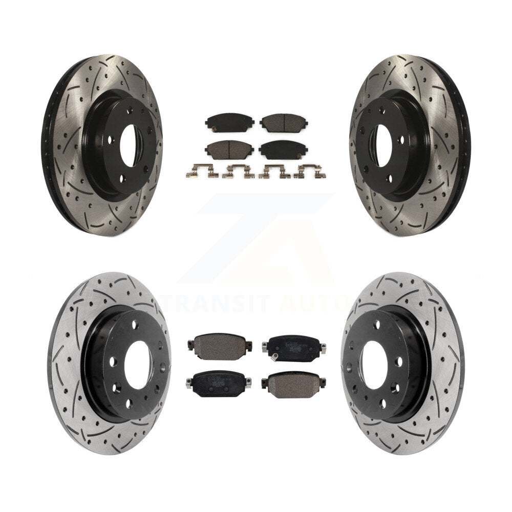 Kit de plaquettes en céramique pour Rotor de frein à fente avant et arrière, pour Mazda CX-3 AW 2019 – 2022