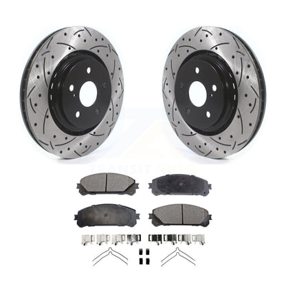 Kit de plaquettes en céramique pour Rotor de frein, fente de perçage avant, pour Lexus RX350 Toyota Camry RX450