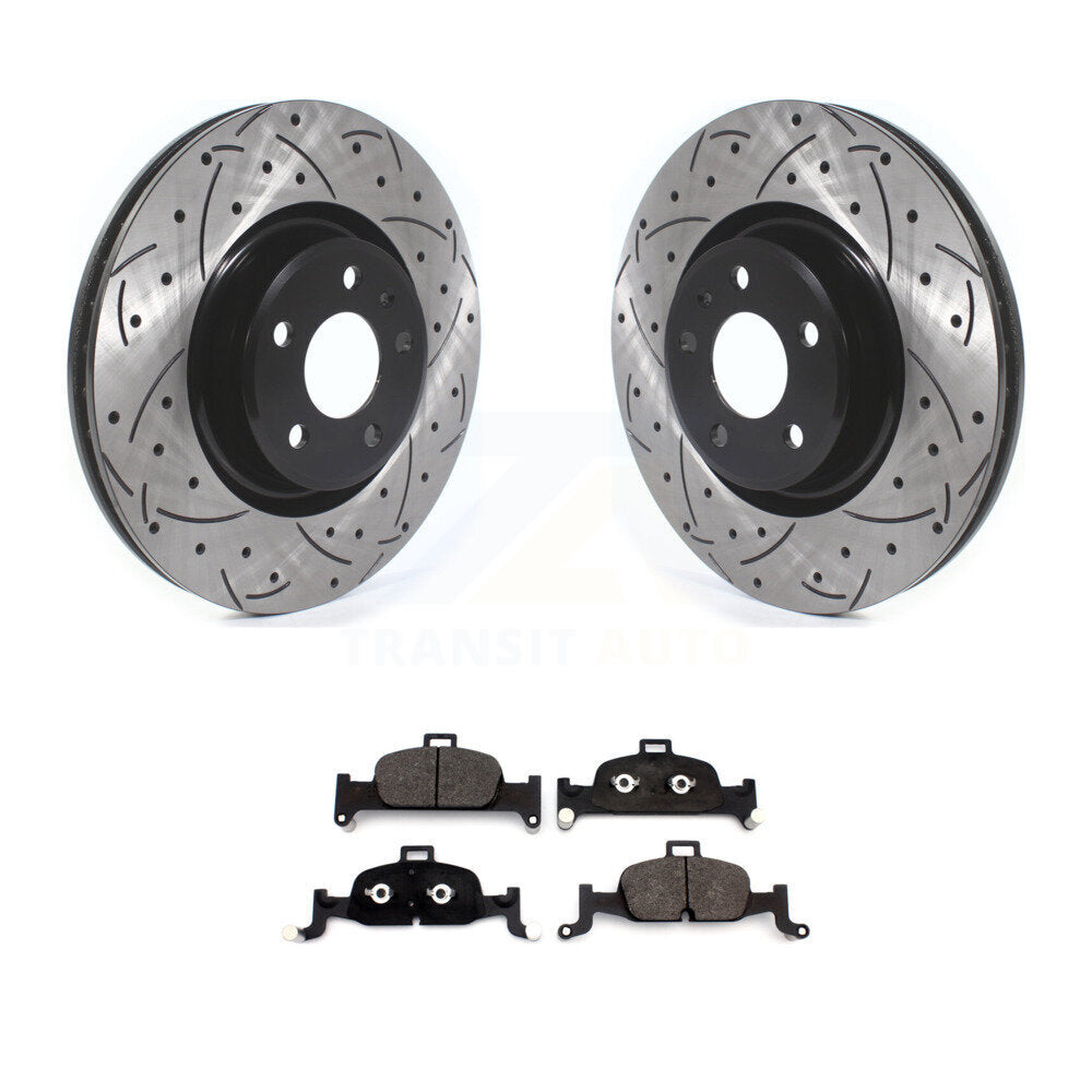 Kit de plaquettes en céramique pour Rotor de frein, fente de perçage avant, pour Audi A4 Quattro Q5 A5 Sportbac