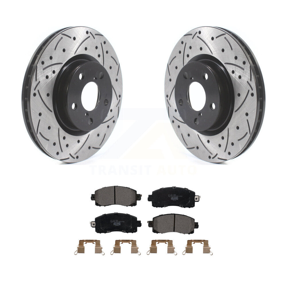 Kit de plaquettes en céramique pour Rotor de frein à disque fendu, revêtement avant, pour Subaru Imprez