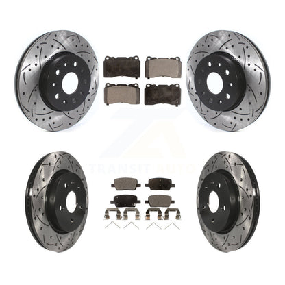 Kit de plaquettes en céramique pour Rotors de frein avant et arrière, pour Chevrolet Camaro Cadilla
