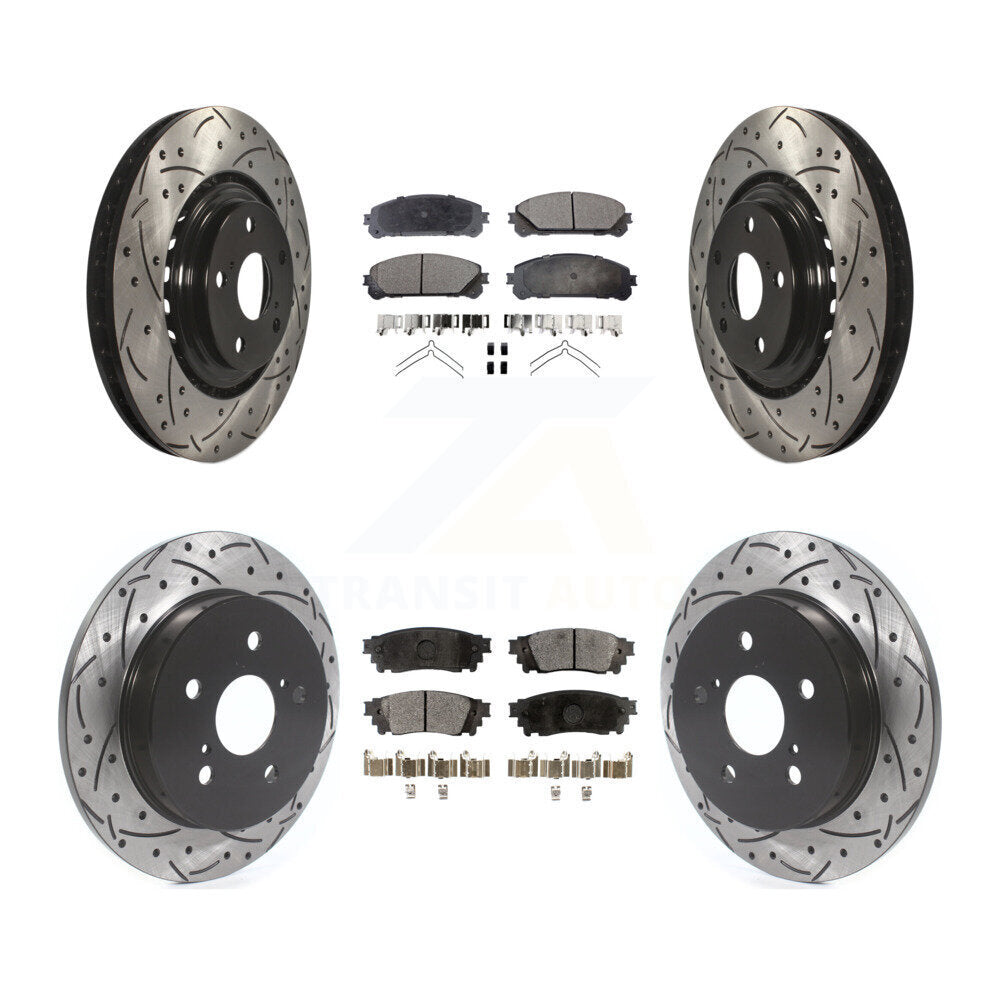 Kit de plaquettes en céramique pour Rotors de frein avant et arrière, pour Lexus NX300 NX200t NX300