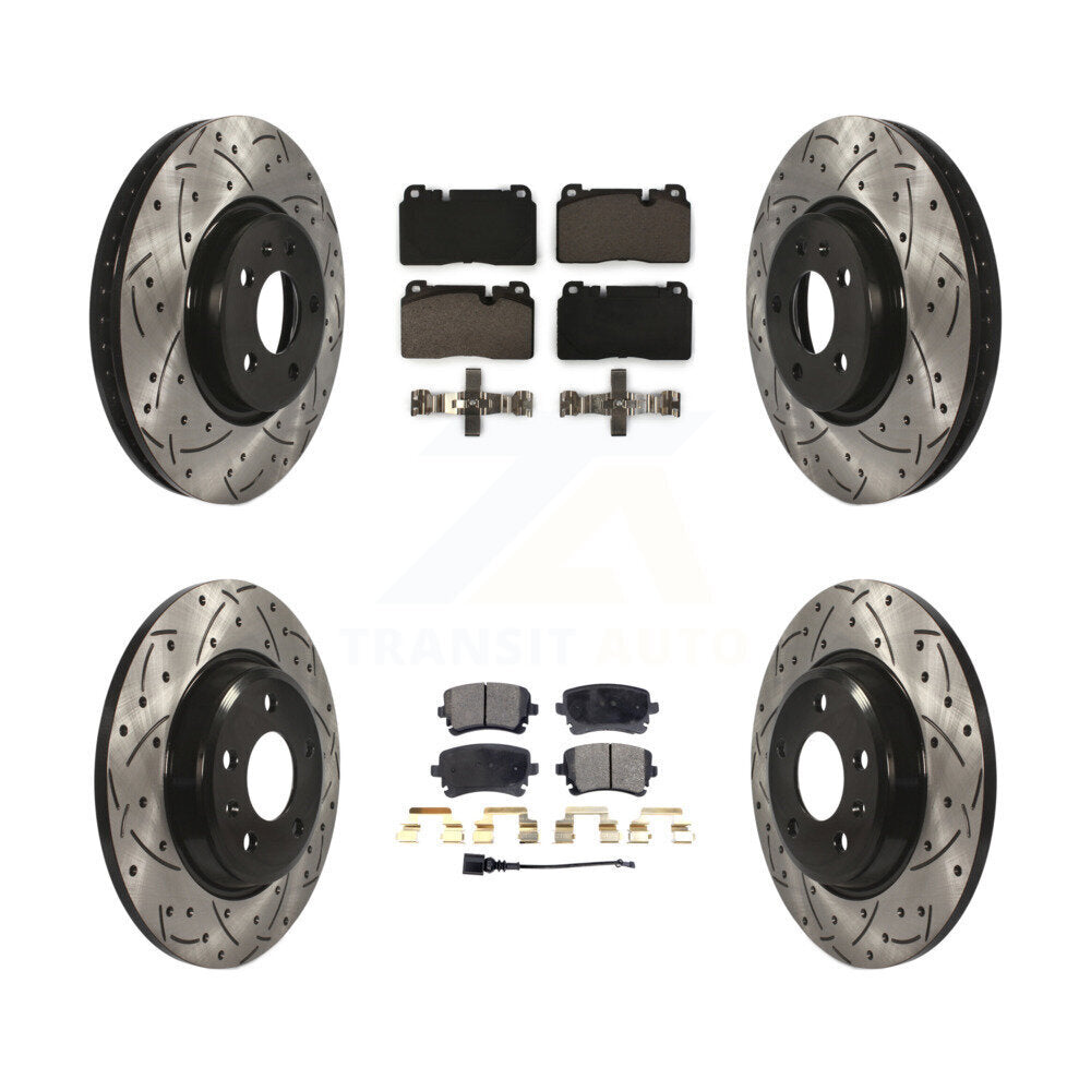 Kit de plaquettes en céramique pour Rotor de frein, fente avant et arrière percée, pour moteur Audi Q5 FLEX 2016