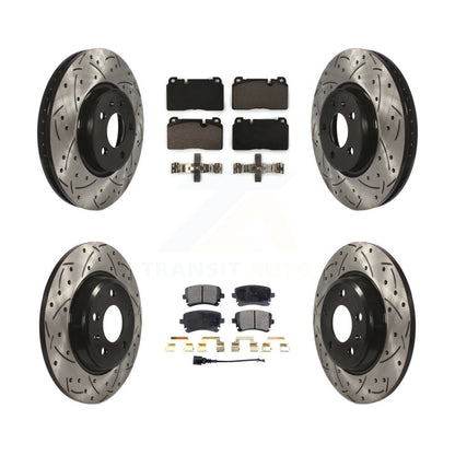Kit de plaquettes en céramique pour Rotor de frein, fente avant et arrière percée, pour moteur Audi Q5 FLEX 2016
