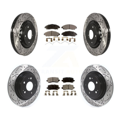 Kit de plaquettes en céramique pour Rotor de frein à disque fendu, revêtement avant et arrière, pour Acura MD