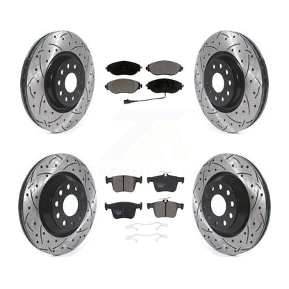 Kit de plaquettes en céramique pour Rotors de frein avant et arrière, pour Audi Q3 Volkswagen Golf