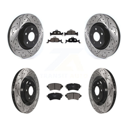Kit de plaquettes en céramique pour Rotor de frein, fente de perçage avant et arrière, pour Audi Q5 A5 Sportback A4 A