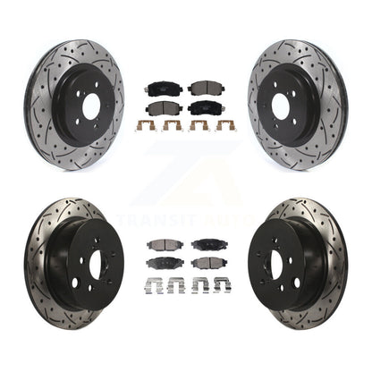 Kit de plaquettes en céramique pour Rotor de frein à fente avant et arrière, pour Subaru Crosstrek Imprez