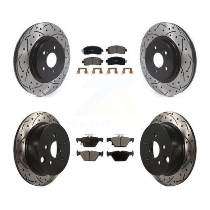 Kit de plaquettes en céramique pour Rotor de frein à disque, fente de perçage pour manteau avant et arrière, pour Subaru Crosstre