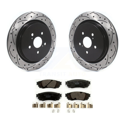 Kit de plaquettes en céramique pour Rotor de frein à disque, fente arrière percée, pour Lexus RX350 RX450h RX350