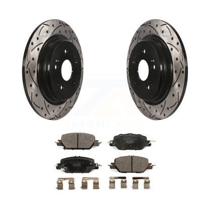 Kit de plaquettes en céramique pour Rotor de frein à disque, fente de perçage arrière, pour Honda CR-2017 – 2024
