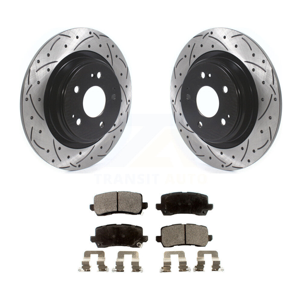 Kit de plaquettes en céramique pour rotors de frein à disque, fente de perçage arrière, pour Acura MD 2017 – 2020
