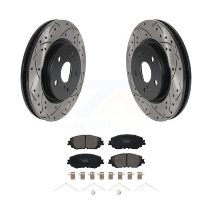 Kit de plaquettes en céramique pour Rotor de frein, fente de perçage avant, pour Toyota RAV4 Camry Corolla Cros