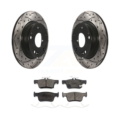 Kit de plaquettes en céramique pour Rotors de frein à disque, fente de perçage arrière, pour Honda Civic Insigh