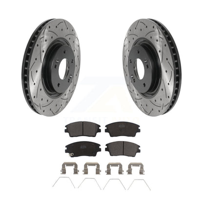 Kit de plaquettes en céramique pour Rotor de frein, fente de perçage avant, pour Kia Sportage Turbocharge 17-22