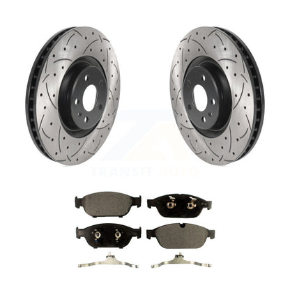Kit de plaquettes en céramique pour Rotors de frein à disque, fente de perçage à revêtement avant, pour Audi A6 Quattro A