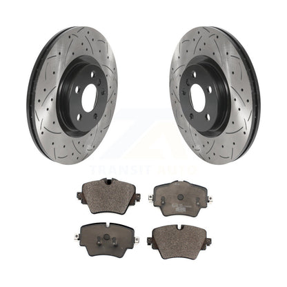 Kit de plaquettes de frein en céramique, Rotor de frein à fente avant percé, pour BMW X1 Mini Cooper Countryma