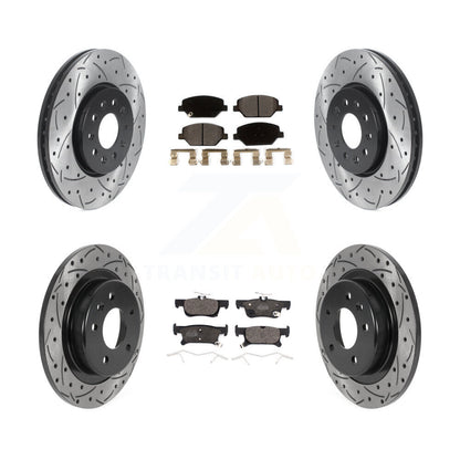Kit de plaquettes en céramique pour Rotor de frein à disque, fente de perçage avant et arrière, pour Buick Envisio