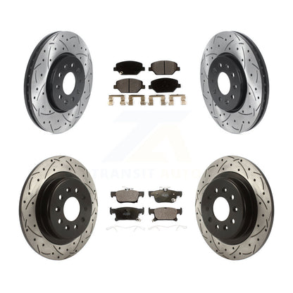 Kit de plaquettes en céramique pour Rotor de frein à disque, fente de perçage avant et arrière, pour Buick Envisio