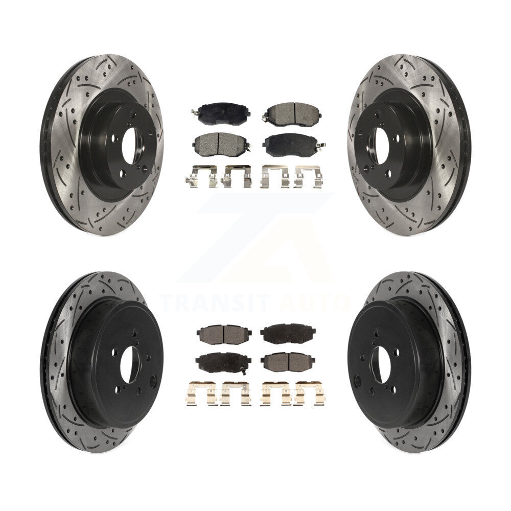 Kit de plaquettes en céramique pour Rotors de frein avant et arrière, pour Subaru BRZ Toyota 86 GR8
