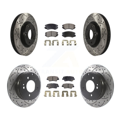 Kit de plaquettes en céramique pour Rotor de frein à disque, fente avant et arrière, pour Hyundai Sonata 3.3