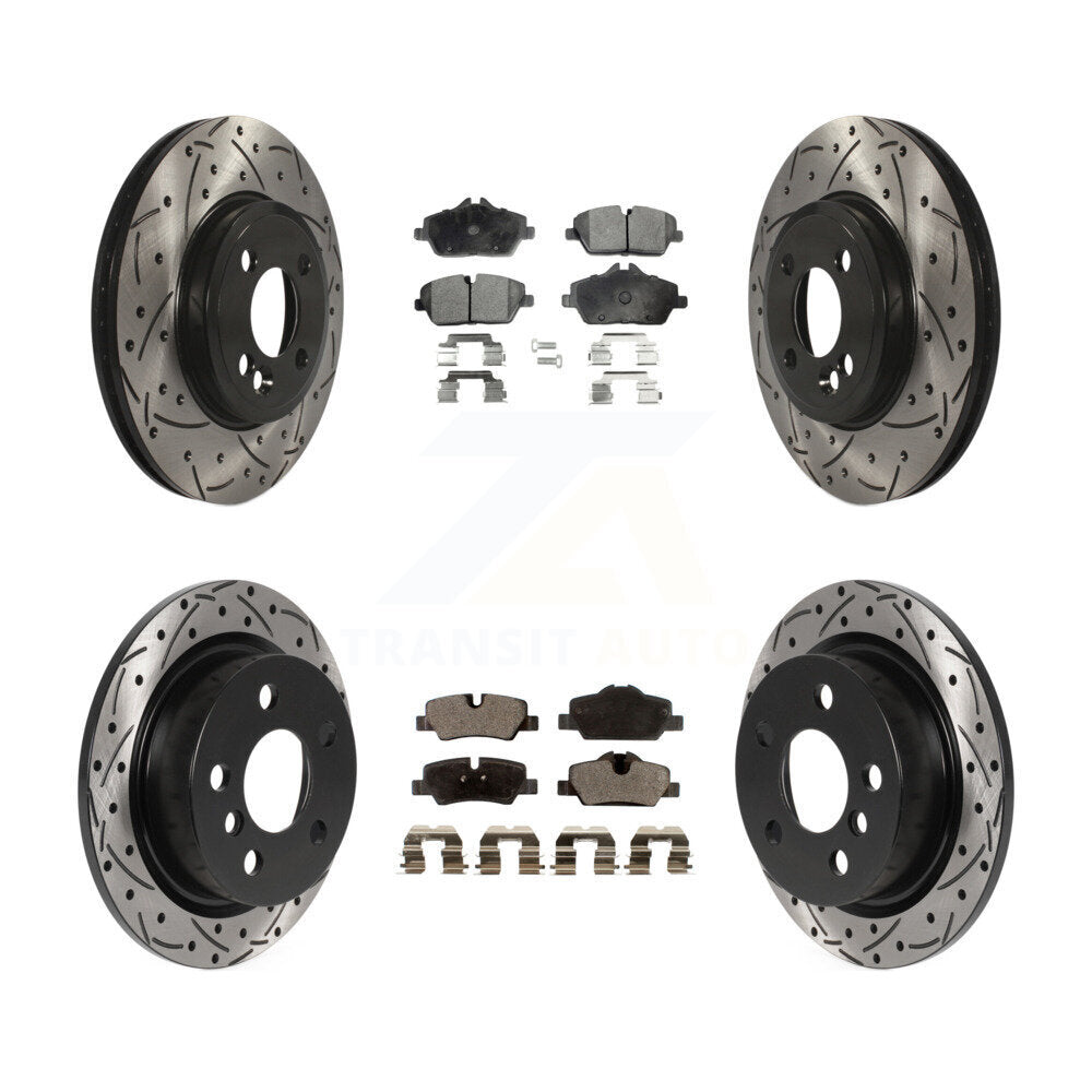 Kit de plaquettes en céramique pour Rotor de frein, fente de perçage avant et arrière, pour Mini Cooper 2015 l/1.5