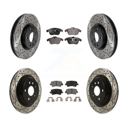 Kit de plaquettes en céramique pour Rotor de frein à disque fendu, revêtement avant et arrière, pour Volvo S6