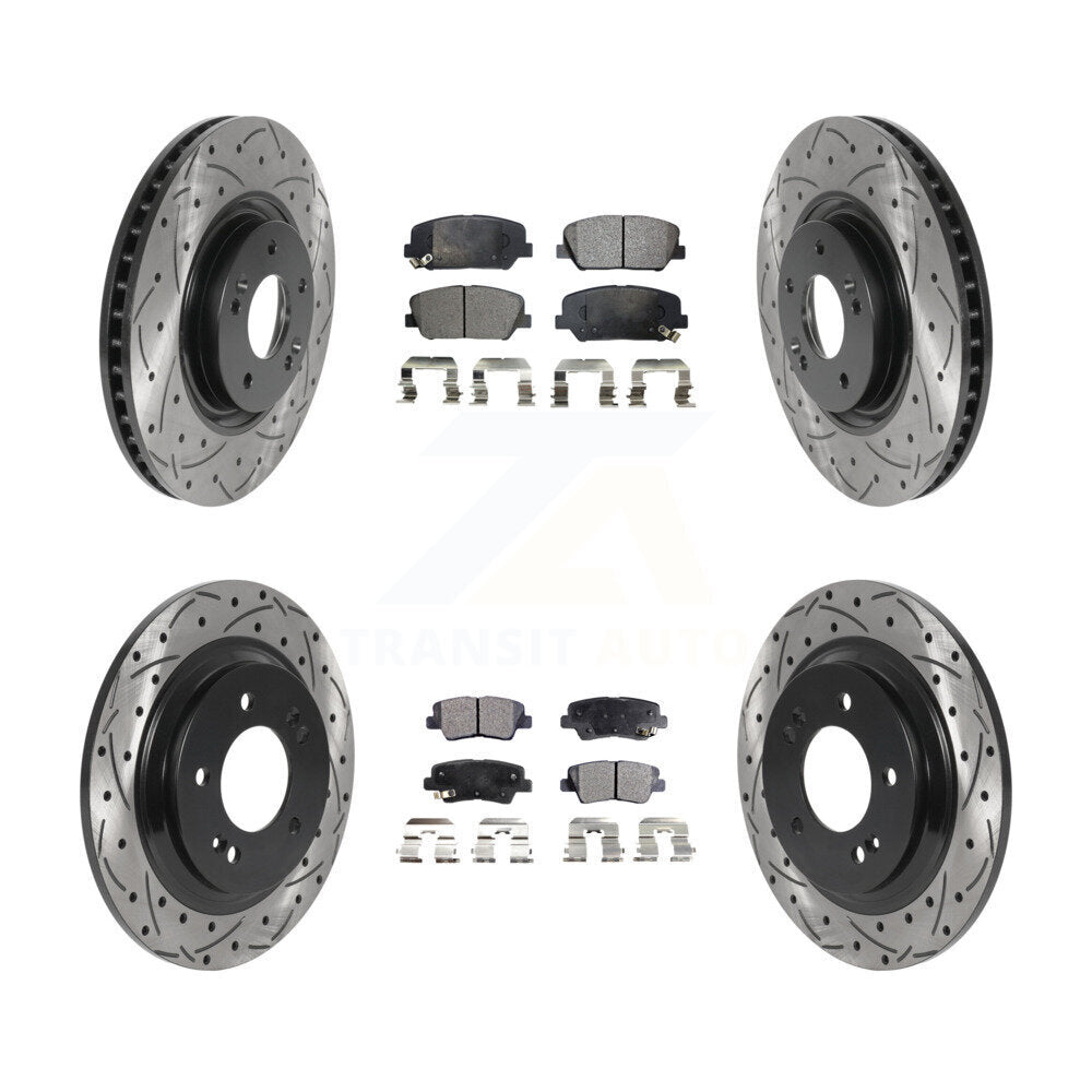 Kit de plaquettes en céramique pour rotors de frein avant et arrière, pour Kia Optima 2013 2.0 – 2015