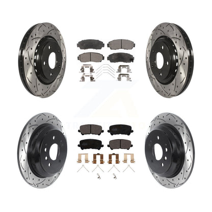 Kit de plaquettes en céramique pour Rotor de frein à fente avant et arrière, pour Honda Passpor 2019 – 2024