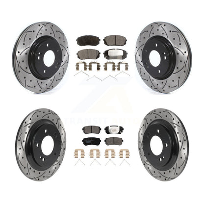 Kit de plaquettes en céramique pour Rotor de frein, fente avant et arrière, pour Kia Optima LX/EX/LX 1.6