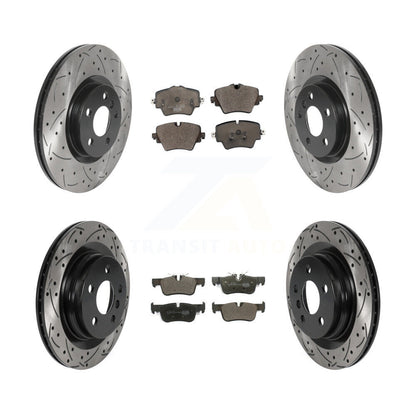 Kit de plaquettes en céramique pour Rotor de frein, fente de perçage avant et arrière, pour BMW X1 X2 Mini Cooper 228