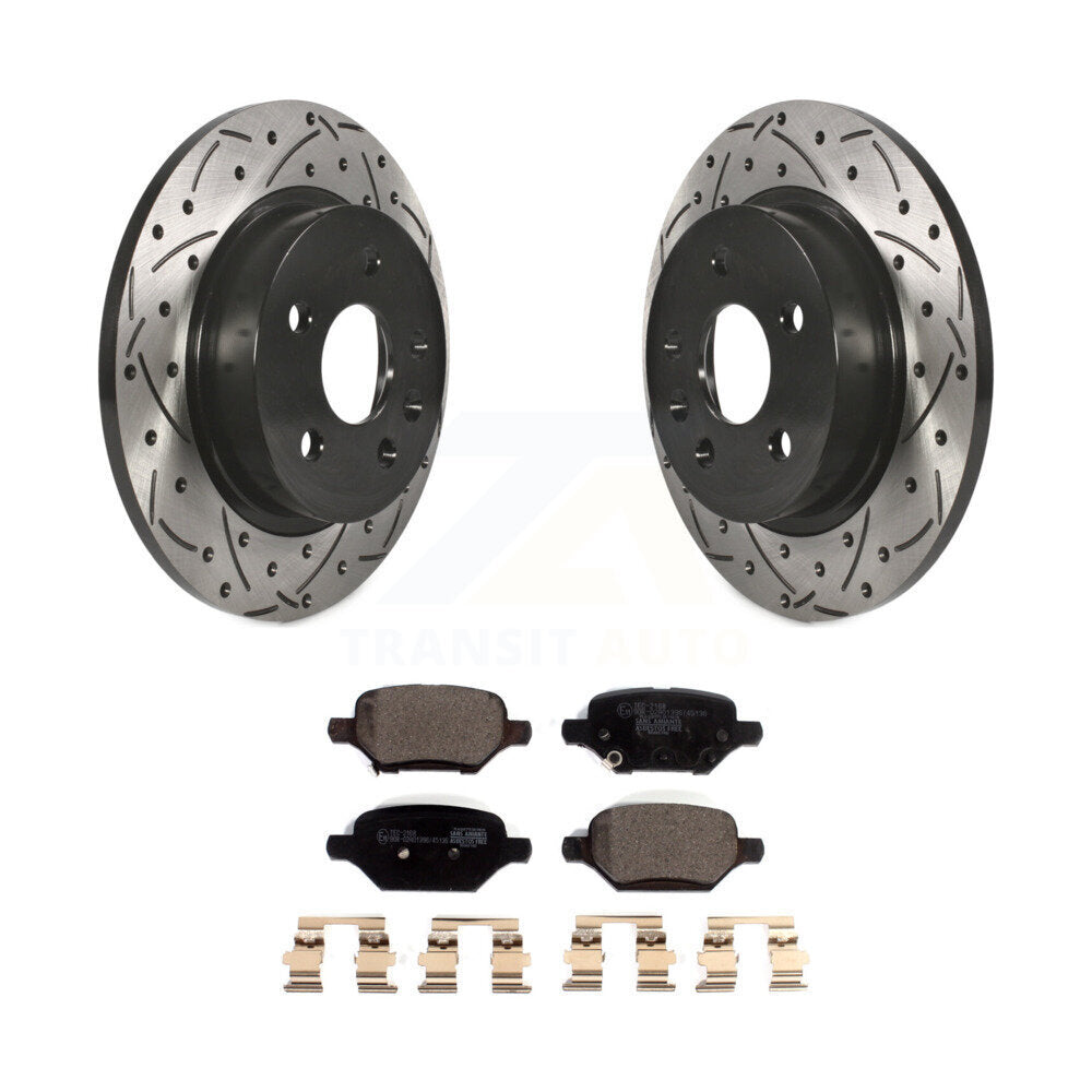 Kit de plaquettes en céramique pour Rotor de frein à disque, fente de perçage arrière, pour Buick Encore Chevrolet Tra