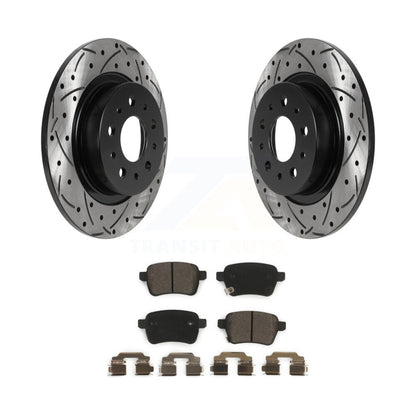 Kit de plaquettes en céramique pour rotors de frein à disque, fente de perçage arrière, pour Fiat 500 2014 – 2020