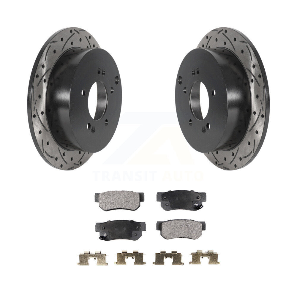 Kit de plaquettes en céramique pour Rotor de frein à fente arrière, pour Hyundai Tucson Kia Sportage F