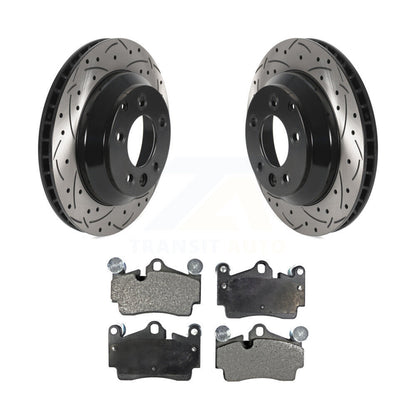 Kit de plaquettes en céramique pour Rotors de frein à fente arrière, pour Audi Q7 Porsche Cayenne Touare