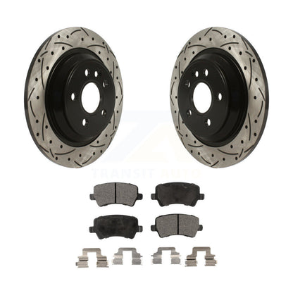 Kit de plaquettes en céramique pour Rotor de frein, fente de perçage arrière, pour Volvo XC70 S60 V60 S80 Cross V7