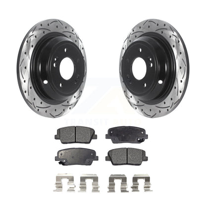 Kit de plaquettes en céramique pour Rotor de frein à disque fendu, revêtement arrière, pour Hyundai Genesi