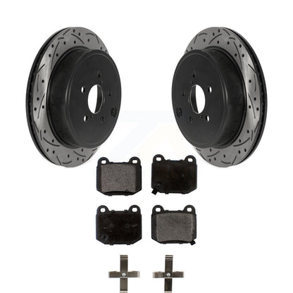 Kit de plaquettes en céramique pour Rotor de frein à disque, fente de perçage arrière, pour Subaru BRZ Toyota 8