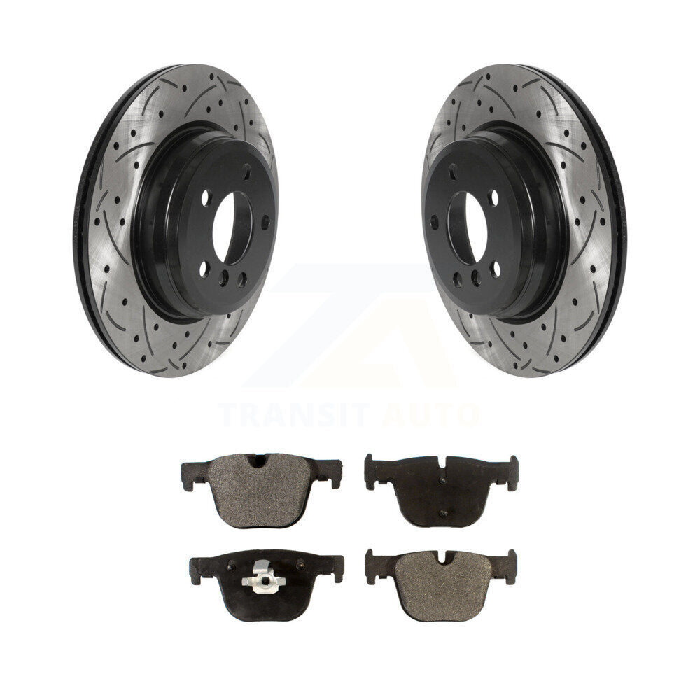 Kit de plaquettes en céramique pour Rotor de frein, fente de perçage arrière, pour BMW 330i xDrive 328i 335i 428i