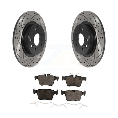 Kit de plaquettes en céramique pour Rotors de frein à disque, fente de perçage arrière, pour Land Rover Discovery Spor