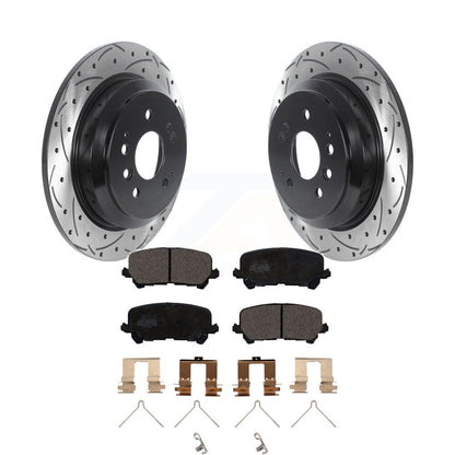 Kit de plaquettes en céramique pour Rotor de frein à fente arrière percée, pour Honda Pilot Ridgeline Passpor