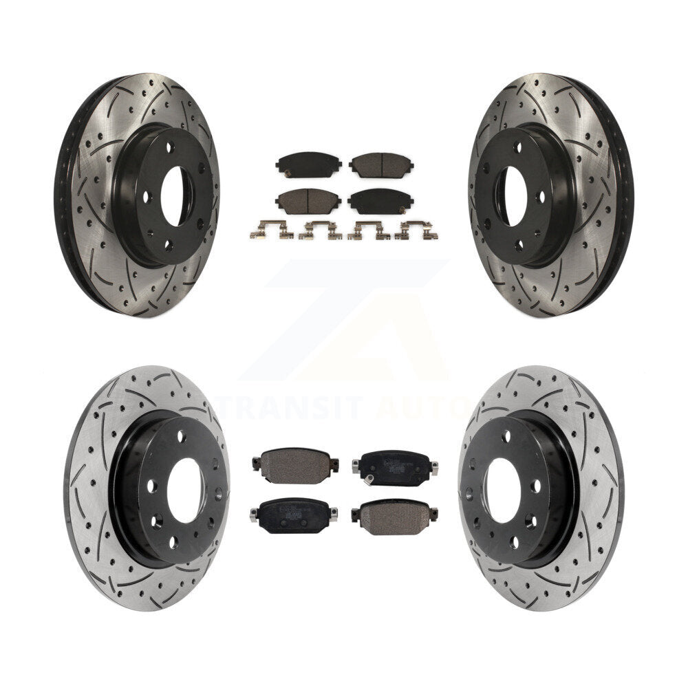 Kit de plaquettes en céramique pour Rotor de frein à fente avant et arrière, pour Mazda CX-3 FW 2019 – 2022