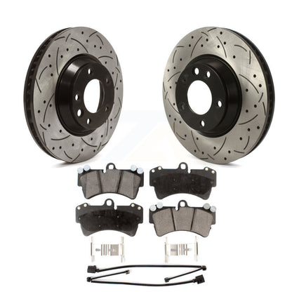 Kit de plaquettes en céramique pour Rotor de frein, fente de perçage avant, pour Audi Q7 Porsche Cayenne Touare