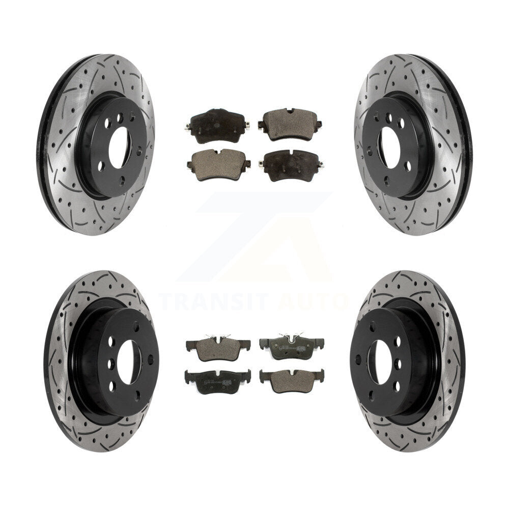 Kit de plaquettes en céramique pour Rotor de frein à disque, fente avant et arrière, pour Mini Cooper Clubma