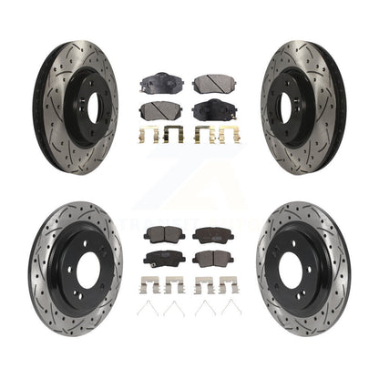 Kit de plaquettes de frein à disque en céramique, avec revêtement avant et arrière, pour Kia Soul E
