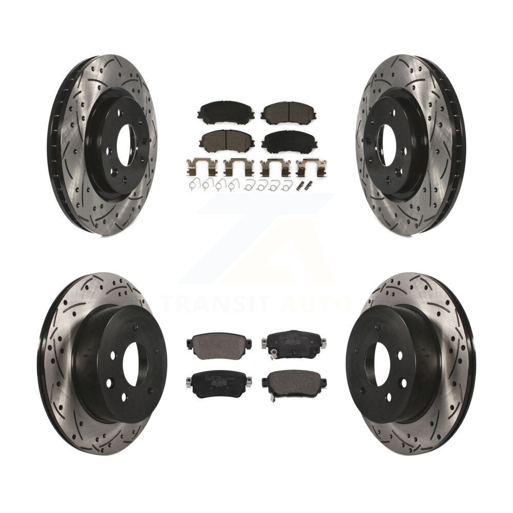 Kit de plaquettes en céramique pour rotors de frein avant et arrière, pour Nissan Rogue Sport 2019