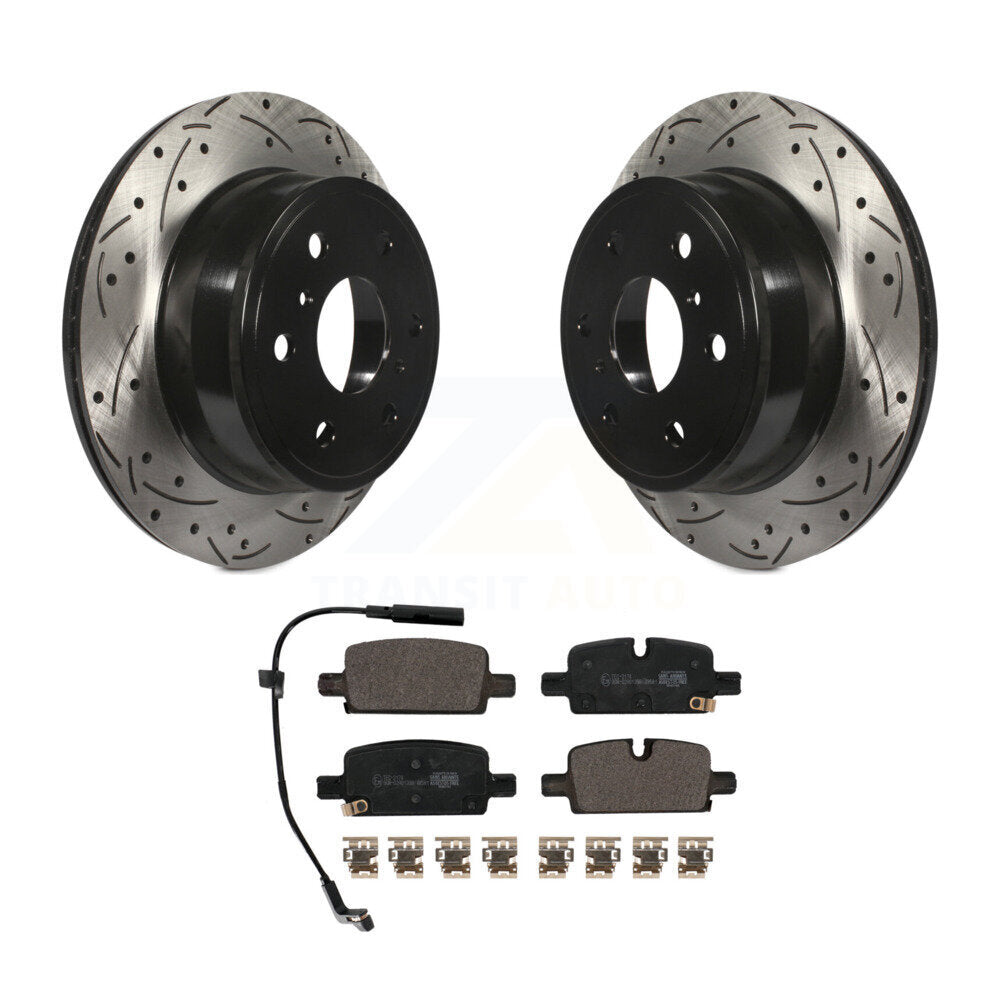Kit de plaquettes en céramique pour Rotor de frein à disque fendu, revêtement arrière, pour GMC Sierra 150